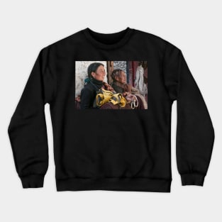 Tibetan Women, Sera Monastery, Tibet. Crewneck Sweatshirt